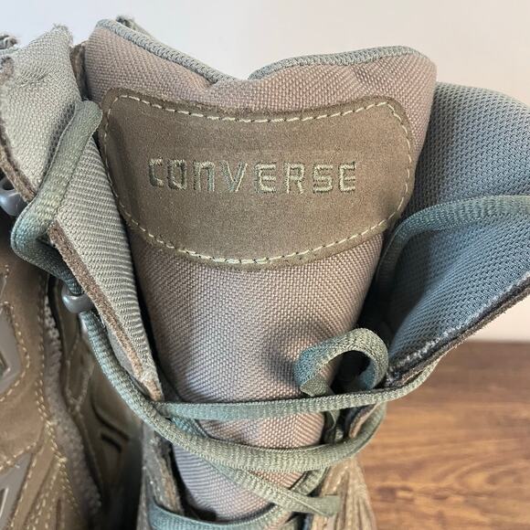 Converse C8990 Tactical Work Boots Men’s 13 Leather ASTM F2413 EH Side Zip - Picture 10 of 13